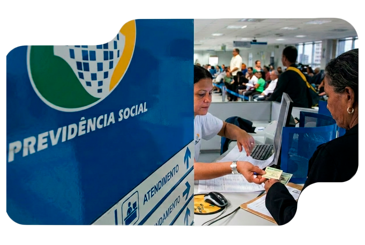 Equipe do escritório em atendimento